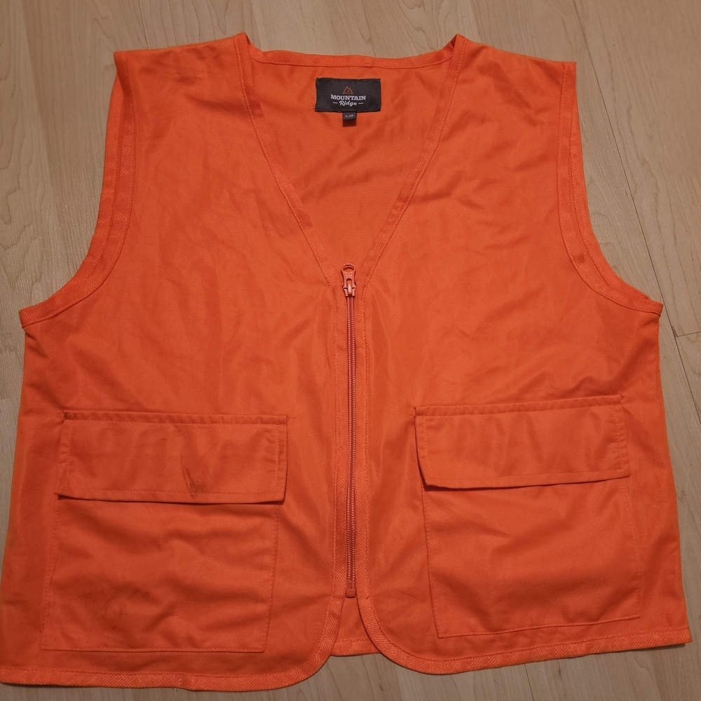 Mountain Ridge Kids' Orange Vest - Youth Large